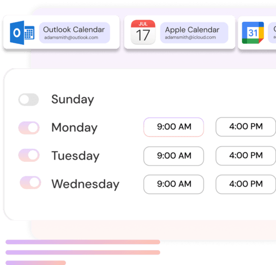 Connect calendars