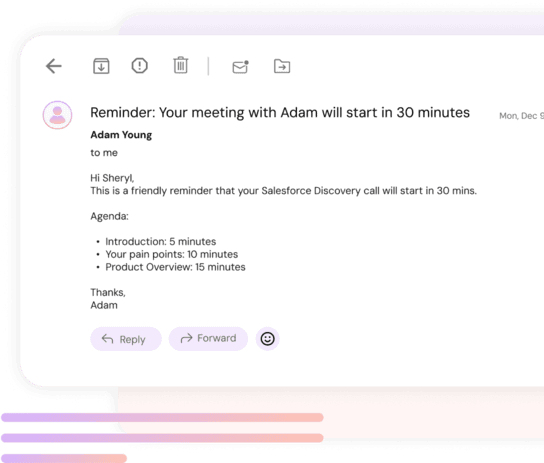 Auto reminders